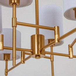 Люстра на штанге A4108LM-8PB Arte Lamp ПОЛИРОВАННАЯ МЕДЬ