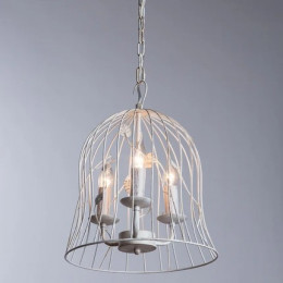 Люстра подвесная A1878SP-3WG Arte Lamp БЕЛО-ЗОЛОТОЙ