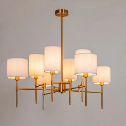 Люстра на штанге A4108LM-8PB Arte Lamp ПОЛИРОВАННАЯ МЕДЬ