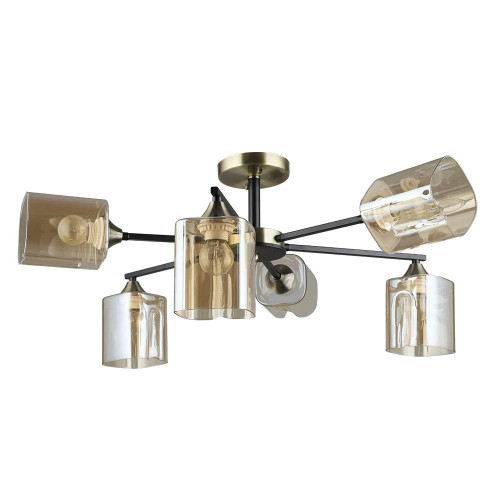 A4185PL-6BK Потолочная люстра Arte Lamp MERCI A4185PL-6BK