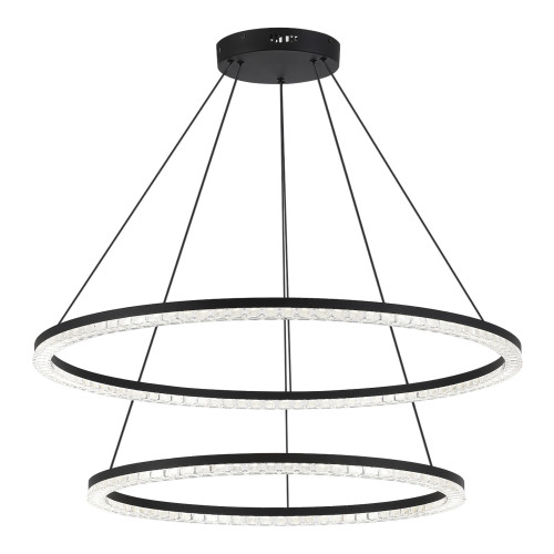 SL1018.403.02 Светильник подвесной ST-Luce черный/прозрачный LED 1*96W 4000K