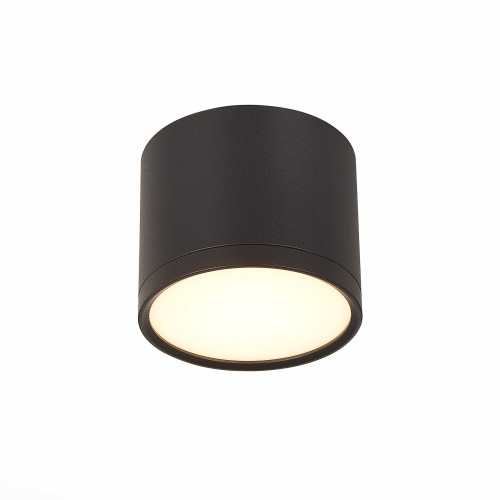 ST113.432.09 Светильник потолочный Черный LED 1*9W 3000K 702Lm Ra>90 120° IP20 D88xH75 170-240V