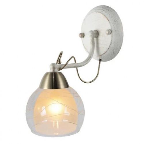 Бра A1633AP-1WG Arte Lamp БЕЛО-ЗОЛОТОЙ