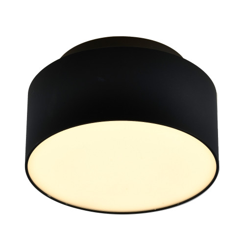 ST166.432.17 Светильник потолочный Черный LED 1*12+5W 3000K 1 190Lm Ra>90 120 ° IP20 D115xH62 85-265