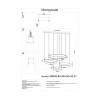 Люстра подвесная 08045-80+60+50+40,37 Kink Light Французское золото