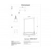 Светильник подвесной 08045-80,37 Kink Light Французское золото