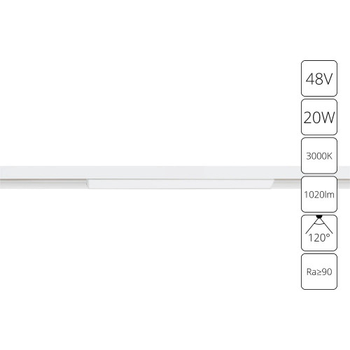 A4673PL-1WH Магнитный трековый светильник Arte Lamp LINEA A4673PL-1WH
