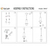 Светильник подвесной 08457-1A,19 Kink Light Черный + Бронза