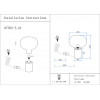 Лампа настольная 07702-T,19(16) Kink Light Черный