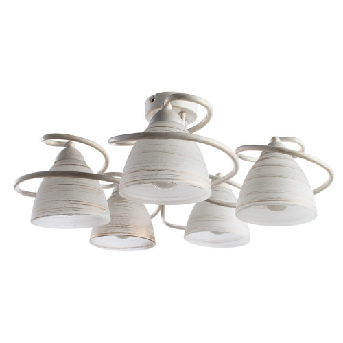 Люстра потолочная A1565PL-5WG Arte Lamp БЕЛО-ЗОЛОТОЙ