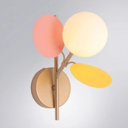 Бра A1369AP-1MD Arte Lamp МАТОВОЕ ЗОЛОТО/РАЗНОЦВЕТНЫЙ