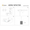 Люстра подвесная 07871-20D,33 Kink Light Золото