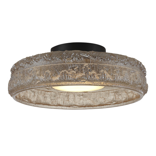 SL6143.422.01 Светильник потолочный ST-Luce черный/шампань LED 1*15W 4000K