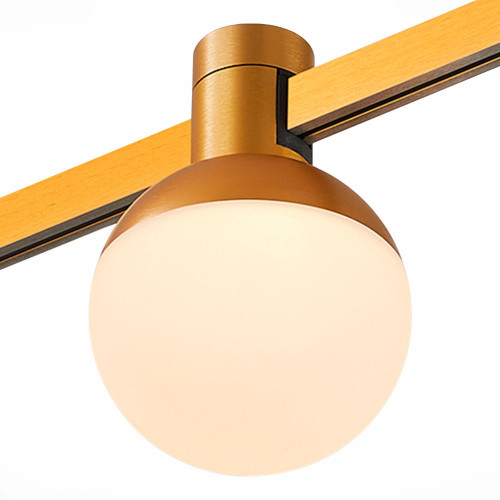 ST815.246.05 Магнитный трековый светильник FARM Золотистый LED 1*5W 4000K 213Lm Ra90 120 IP20 D75xH1