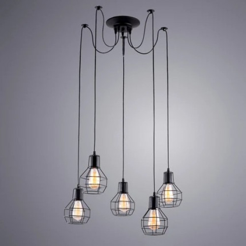 Люстра подвесная A1109SP-5BK Arte Lamp Черный