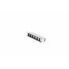 ST762.532.07 Св-к встр. белый LED 1*7W 3000K 550Lm Ra 90 24° IP20 L125xW30xH36 170-240V