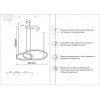 Люстра подвесная 08245,33P Kink Light Золото