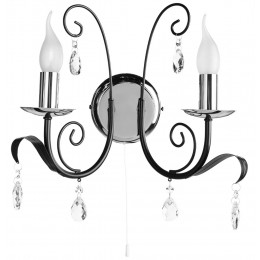 Бра A1742AP-2BK Arte Lamp Черный