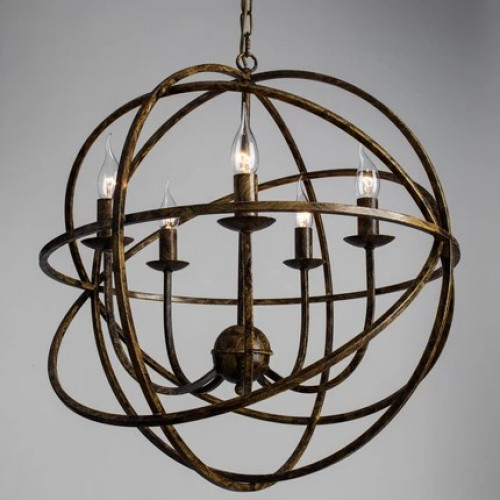 Люстра подвесная A1703SP-5BR Arte Lamp Коричневый