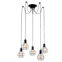 Люстра подвесная A1109SP-5BK Arte Lamp Черный