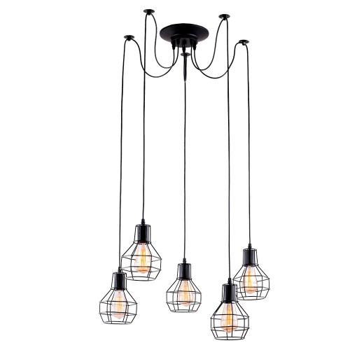 Люстра подвесная A1109SP-5BK Arte Lamp Черный