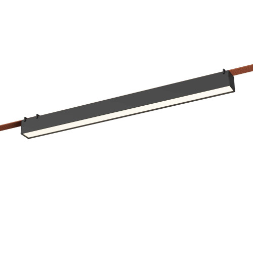 ST456.446.24 Св-к трек. Черный LED 1*24W 4000K 1 200Lm Ra90 120 IP20 L642xW40xH45 48V