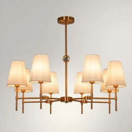 Люстра на штанге A4104LM-8PB Arte Lamp ПОЛИРОВАННАЯ МЕДЬ