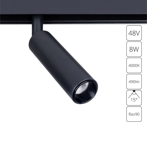 A4660PL-1BK Магнитный трековый светильник Arte Lamp LINEA A4660PL-1BK