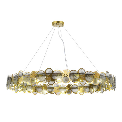 SL6133.313.16 Светильник подвесной ST-Luce Латунь/Дымчатый G9 LED 16*5W 4000K