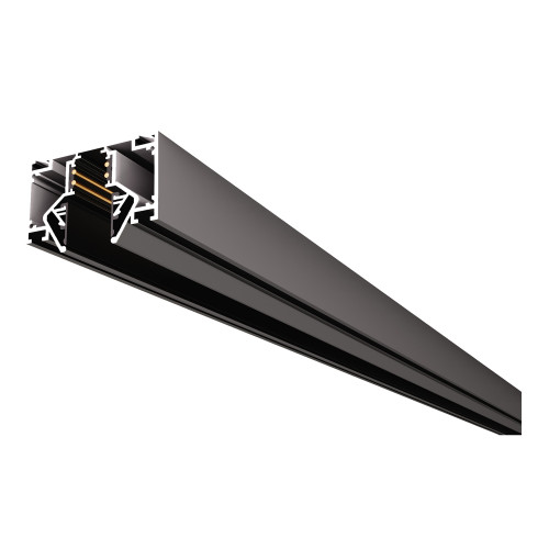 ST047.419.02 Шинопровод для монтажа SKYLINE 48 под натяжной потолок ST-Luce Черный Длина 1 000мм (З