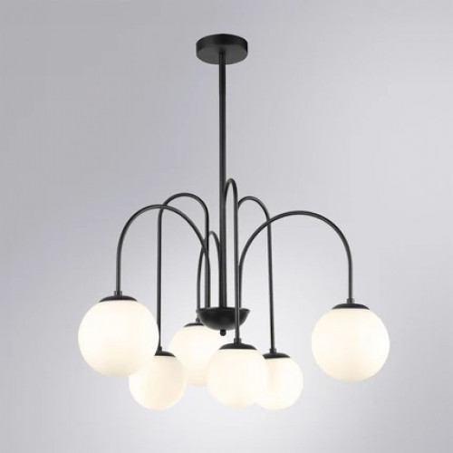 Люстра на штанге A1675LM-6BK Arte Lamp Черный