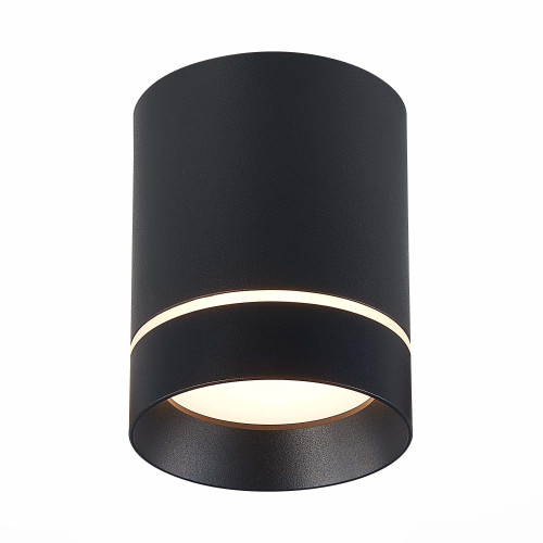 ST115.432.12 Светильник потолочный Черный LED 1*12W 3000K 840Lm Ra>90 120° IP20 D79xH100 170-240V