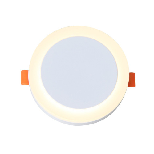 ST104.502.06 Светильник встраиваемый Белый LED 1*6W 3000K 468Lm Ra>80 120° IP20 D110xH20 170-240V
