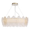 SL6135.223.01 Светильник подвесной ST-Luce золотистый/белый, янтарный LED 1*56W 3000K