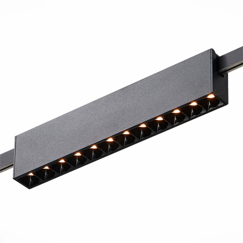 ST816.406.12 Магнитный трековый светильник FARM Черный LED 1*12W 3000K 706Lm Ra90 40 IP20 L232xW24xH