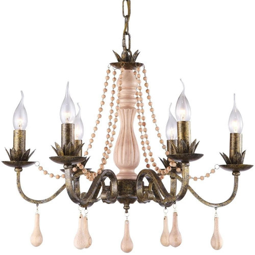 Люстра подвесная A1832LM-6GA Arte Lamp АНТИЧНОЕ ЗОЛОТО