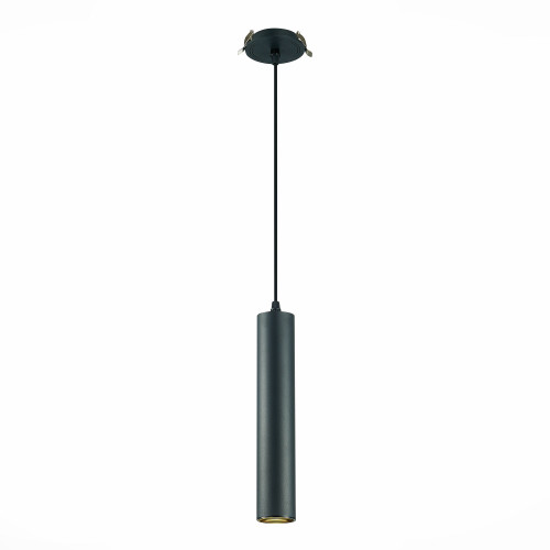ST151.408.01 Встраиваемый подвесной светильник Черный GU10 1*50W IP20 D54xH290 220V Без ламп