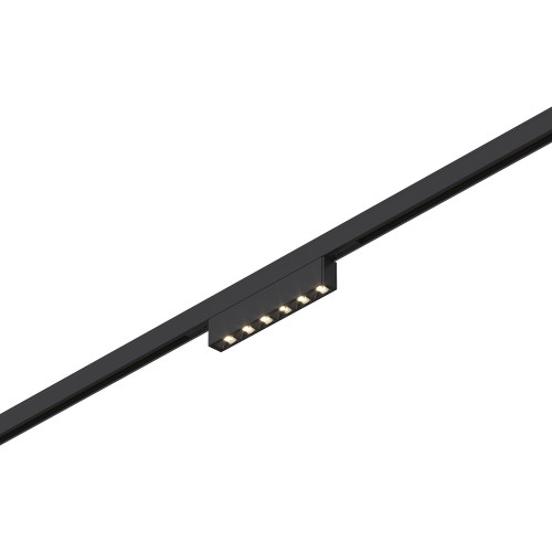 ST666.436.05 Магнитный трековый светильник Черный LED 1*5W 3000K 220Lm Ra>90 IP20 L100xW10xH18 24V