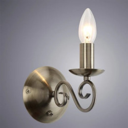 Бра A1129AP-1AB Arte Lamp АНТИЧНАЯ БРОНЗА