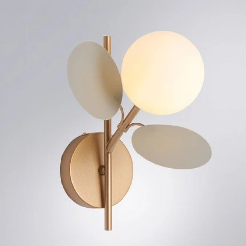 Бра A1369AP-1GY Arte Lamp МАТОВОЕ ЗОЛОТО/СЕРЫЙ
