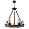 Люстра подвесная A1693SP-6BR Arte Lamp Коричневый