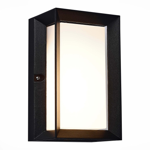 SL077.411.01 Светильник уличный настенный ST-Luce Черный/Белый LED 1*6W 3000K