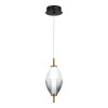 SL6130.403.06 Светильник подвесной ST-Luce Черный/Белый, Дымчатый LED 1*8W 3000K