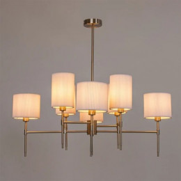 Люстра на штанге A4108LM-8SS Arte Lamp МАТОВОЕ СЕРЕБРО