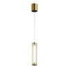 utsenka-SL6224.303.01 Светильник подвесной ST-Luce Латунь/Прозрачный LED 1*8W 4000K