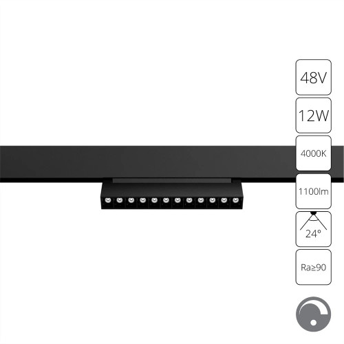 A4686PL-1BK Магнитный трековый светильник Arte Lamp LINEA 0.1-10V A4686PL-1BK