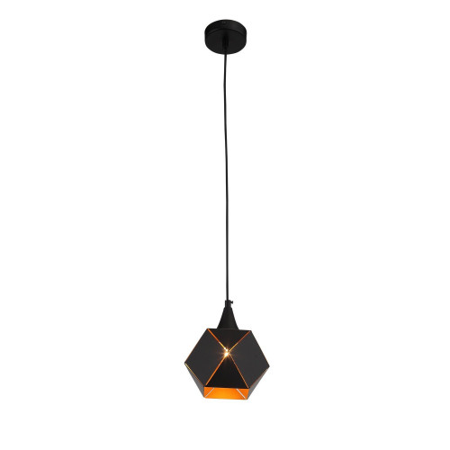 SL258.403.01 Светильник подвесной ST-Luce Черный/Черный, Золото E14 1*40W