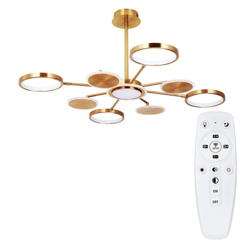 Люстра на штанге A1363PL-8PB Arte Lamp Латунь