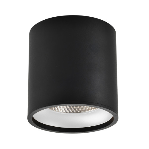 ST165.442.12 Светильник потолочный Черный LED 1*12W 4000K 840Lm Ra>90 36° IP44 D80xH85 85-265V
