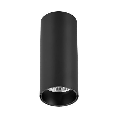 ST170.442.07 Светильник потолочный Черный LED 1*7W 4000K 560Lm Ra>90 60° IP20 D52xH125 220-240VV